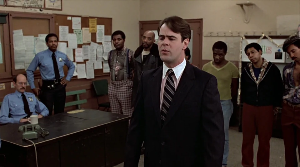 Dan Aykroyd as Louis Winthorpe III in Trading Places (1983)